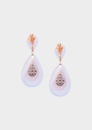 Moonshine Morganite Ear Pendants