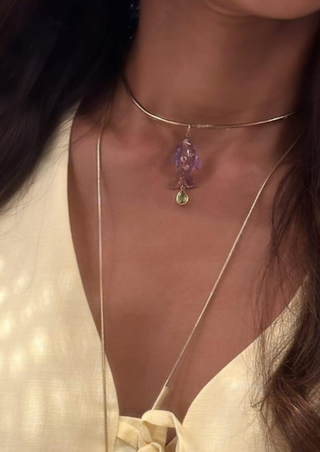 Amethyst Machli Pendant