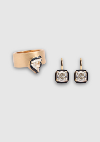 Victorian Cushion Cut Ear Pendants