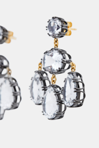 Crystal Girandole Earrings