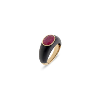 Ebony Rubellite Ring