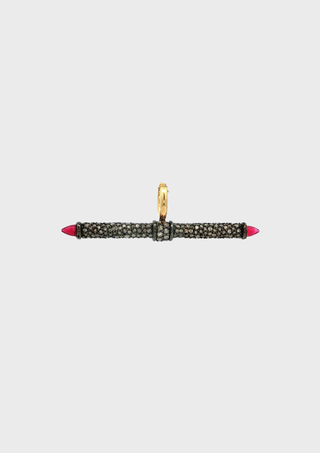 T Bar Charm (Pink Jade)